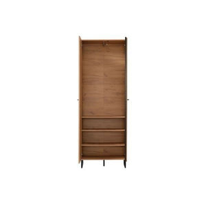 San Marino Oak Tall Slim 2 Door Wardrobe