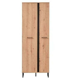 San Marino Oak Tall Slim 2 Door Wardrobe