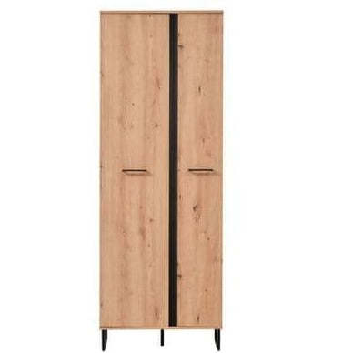 San Marino Oak Tall Slim 2 Door Wardrobe